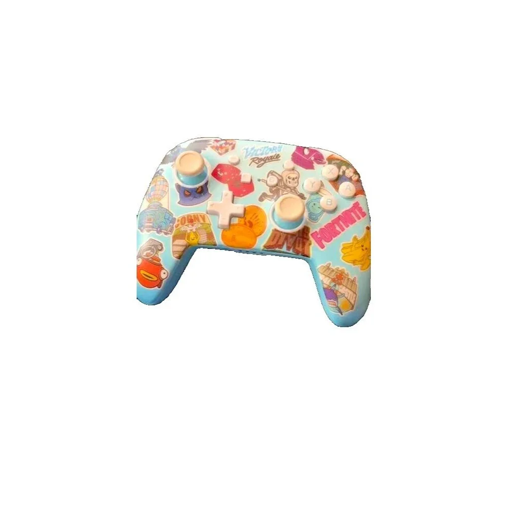 Fortnite Nintendo Switch Rechargeable Wireless Controller Sticker Mania PowerA